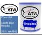 Preview: Chevrolet, Sports Blue Metallic, 33U / WA156L: 1L Lackdose, von ATW Autoteile West.